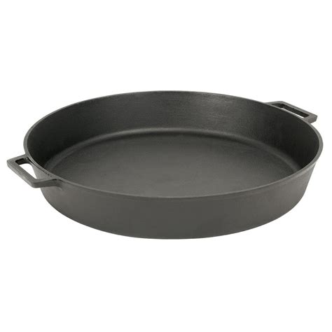 Unparalleled heat retention and even heating. . 20 inch cast iron skillet